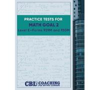 Coaching For B Practice Tests for CASAS Math GOAL 2 Level E, Forms (Tascabile)