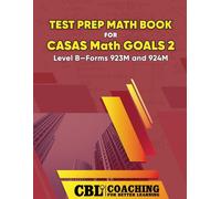 Coaching for Be Test Prep Math Book for CASAS Math GOALS 2 Level B-F (Tascabile)