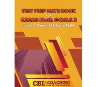 Coaching for Be Test Prep Math Book for CASAS Math GOALS 2 Level C-F (Tascabile)