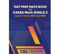 Coaching for Be Test Prep Math Book for CASAS Math GOALS 2 Level D-F (Tascabile)