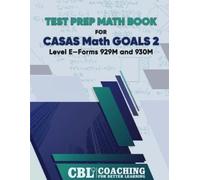 Coaching for Be Test Prep Math Book for CASAS Math GOALS 2 Level E-F (Tascabile)