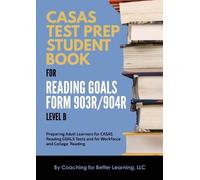 Coaching For Better Learnin CASAS Test Prep Student Book for Reading (Tascabile)