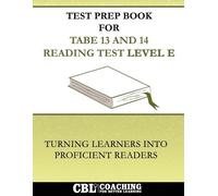 Coaching For Better Test Prep Book For TABE 13 and 14 Reading Test (Tascabile)