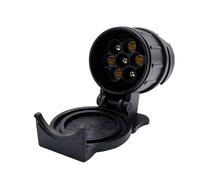 COACOM 1 adattatore rimorchio 13 su 7 poli, mini adattatore, adattatore impermeabile 12 V, convertitore di presa per rimorchi, camion, camper