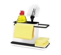 COACOM 1 contenitore per utensili da cucina, organizer per lavelli da cucina, porta spugna da cucina, scaffale per la pulizia e scarico, accessorio da cucina rimovibile