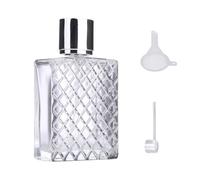 COACOM 1 nebulizzatore per profumo ricaricabile da 100 ml + set di dispenser, nebulizzatore portatile, flacone spray a prova di perdite, adatto per donne e uomini, per uscire e viaggi.