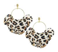 COACOM 1 Paio di Orecchini A Stampa Leopardati, Orecchini in Stile retrò, Orecchini alla Moda E Versatile, Orecchini da Donna, Orecchini di Design Creativo.