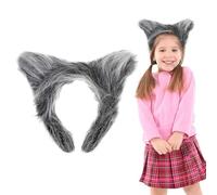 COACOM 1 Pezzi Wolf Head Abch, Plush Bash, Accessori per Abbigliamento da Lupo, Accessori per Il Gioco di Ruolo, Accessori in Maschera, Accessori per Abbigliamento per Feste.