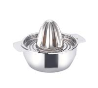 COACOM 1 spremiagrumi manuale, spremiagrumi in acciaio inox, per limoni, arance e altri frutti, robusto, durevole, lavabile in lavastoviglie, creativo, portatile, manuale per uso domestico