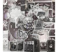 COACOM 100 adesivi decorativi, adesivi per album di ritagli, diari, adesivi in stile retrò, adesivi decorativi per quaderni