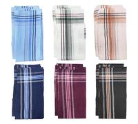 COACOM 12 fazzoletti da uomo in cotone classico di alta qualità per uomini e donne, morbidi e durevoli per matrimoni, feste e celebrazioni, Luminoso, Taglia unica