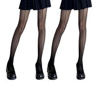COACOM 2 Paia Di Calze Da Donna Nera, Calze Sexy, Calze Morbide E Traspiranti, Accessori Per Abbigliamento, Calze Elastiche.