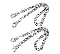 COACOM 2 Pezzi 50 Cm Di Catena Di Tubi, Catena Del Portafoglio, Catena Chiave, Catena Di Tubi In Acciaio Inossidabile, Catena Di Tubi Punk Per Uomini, Catena Dei Jeans.