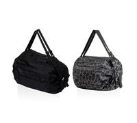 COACOM 2 Pezzi di Borsa Pieghevole, Borse di Stoccaggio di Grande capacità, Borsa di Stoccaggio Leggero, Adatto per Viaggi, Shopping, Pendolarismo.