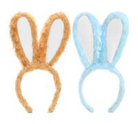 COACOM 2 Pezzi di Fascia per La Testa Dell'Orecchio di Coniglio, Simpatici Animali di Peluche, Oggetti di Ruolo, Decorazioni per Acconciature per Bambini, Accessori in Costume.