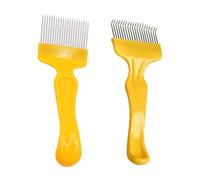 COACOM 2 Pezzi di Forchetta in Acciaio Inossidabile, Forcella di Api, Strumenti di Apicoltura, Pettine al, Accessori per Ricci di Api, Taglio A Nido d'Ape.