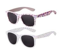 COACOM 2 Pezzi di Occhiali da Sole, Occhiali da Sole per Bambini, Occhiali da Sole delle Ragazze, Motivi di Farfalla, Motivi Cardiaci, Protezione Ultravioletta, Occhiali da Festa.