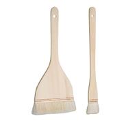 COACOM 2 Pezzi di Pennello per Manico in Legno, Pennello per Olio, Pennello, Strumenti di Pittura, Spazzola Resistente, Pennello Multifunzione.