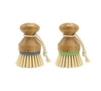 COACOM 2 Pezzi di Spazzole di Lavaggio in Legno, Spazzole per La Pulizia Durevoli Creative, Strumenti di Pulizia Multifunzione, Utensili da Cucina.