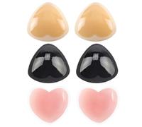 COACOM 3 Paia Di Cuscinetti Toracici Invisibili, Patch Per Il Torace Autoadesiva Ispessita, Cuscinetti Per Capezzoli Da Donna, Oggetti Per Inserimento Del Reggiseno E Accessori Per Biancheria Intima.