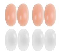 COACOM 4 Coppie Di Cuscinetti In Silicone, Artefatto Della Spalla Ad Angolo Destro Creativo, Autoadesivo E Non Slip, Riutilizzabile, Universale Per Uomini E Donne, Spalline Per Abbigliamento.