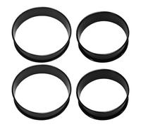 COACOM 4 Pezzi Tazze di Uova Fritte in Acciaio Inossidabile, Stampo Rotondo Creativo Multifunzione, Riutilizzabili, Strumenti da Forno da Cucina.