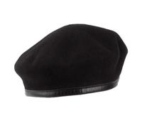 COACOM Berretto da Basco in Lana Nero, Regolabile, Caldo, Cappello da Pendolo alla Moda per Uso Quotidiano, Scuola, Pendolare