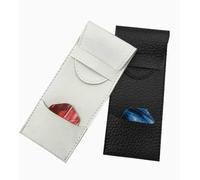 COACOM Fondina per Freccette Portatile da 2 Pezzi, Custodia in Pelle Pu, Resistente, può Contenere 3 Freccette Dure O Morbide (Nero, Bianco).