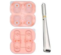 COACOM Stampo per Stampo da Pinguino da 1 Pezzo E Clip di Ghiaccio A 1 Pezzo, Stampo per Cubetto di Ghiaccio in Silicone, Utensili da Cucina Riutilizzabili.