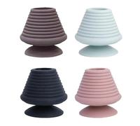 COACOM Tappo di Lavandino A 4 Pezzi, Tappo d'Acqua in Silicone Multifunzionale, Creativo E Multifunzionale, Riutilizzabile E può Essere Utilizzato in Cucina E Bagno.