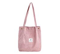 COACOM Tema: 1 borsetta in corda, da donna, in corda, da donna, con grande capacità, borsa a tracolla, borsa per la spesa, borsa in tela (rosa), Colore: rosa.