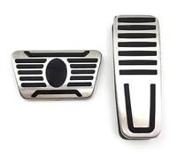 COAECJ Pedaliera Auto per Maserati Levante 2017 2018 2019 2020 2021 2022, Acciaio Inox Antiscivolo Pedale del Freno del Carburante Frizione Coperchio del Pedale, Interior Accessori,A/2pcs