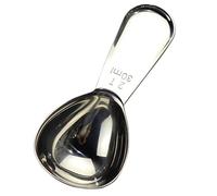 CoaGu - Cucchiaio dosatore in acciaio inox 18/8, con manico corto, 15 ml o 30 ml, misurino per cucinare o per il caffè, confezione regalo