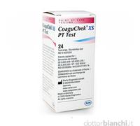 ROCHE COAGUCHEK XS SYSTEM 24 strisce per misuratore PT/INR