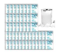 Coagulante portatile per WC - Polvere di assorbimento delle urine - Toilette Wee Bags per campeggio - Confezione da 50 gel per urina e rifiuti - Polvere rosa ad assorbimento rapido per campeggio