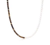 COAI Collana Girocollo Donna, Collana Choker Estiva con Occhio di Tigre