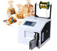 COAKUE Macchina per Legare a Torsione Giocattoli,Pane e Caramelle,Macchina Automatica per Legare a Torsione,Macchina avvolgitrice per Fascette,60-75 Giri/Minuto,con Borsa Porta Attrezzi A