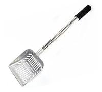 Coal and Ash Scoop - Fire Pit Stainless Steel Shovel, Adjustable Cleaning Instrument | Charcoal Handling Tool for Indoor Outdoor Hearth, Fireplace Maintenance Equipment, Heat-Resistant Scoop, Portable