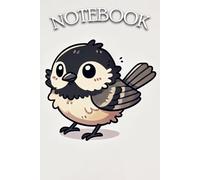 Coal Tit Notebook: Cute Aesthetic Lined Journal for Coal Tit Wild Bird Lovers