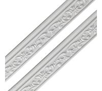 Coal2ToalPW 2 Rolls Self-Adhesive Wall Trim Skirting Boards - 2.2M Length, 8Cm Width(White)