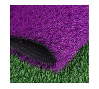 Coal2ToalPW Erba Artificiale Viola con Fori di drenaggio, Prato Sintetico autodrenante Realistico, Spessore 3 cm 1 Pezzo(59x197in)