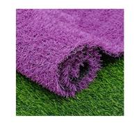 Coal2ToalPW Tappeto in Erba Artificiale Reversibile con Fori di drenaggio, Tappetino in Erba Viola Realistico 1 PCS(31x118in)