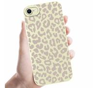 Coalbooliy Custodia Per iPhone 8/7/iPhone SE 2022/2020 4,7'', Cellulare Bianco Silicone Morbido Cover telefono Aesthetic Modello Leopardato Disegni Protezione Fotocamera Antiurto Protettiva Case, 05