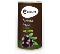Coaliment Aceituna Negra con Hueso, Aceitunas Griegas, Peso Escurrido 185 g, Pack de 3