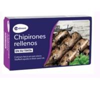 Coaliment Chipirones Rellenos en su Tinta, Calamaretti Ripieni nel Loro Nero, Peso Sgocciolato 72g, Confezione da 3