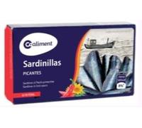 Coaliment Sardinillas Piccanti con Peperoncino, Lattina 62g Peso Sgocciolato, Confezione da 3
