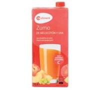 Coaliment Zumo Succo di Pesca e Uva, Dolce e Fruttato, Brik da 1 Litro, Confezione da 5