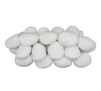 Coals 4 You - Pietre bianche di ceramica per fuoco a gas (20 pezzi)