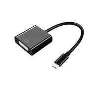 coalwop Adattatore da USB-C a DVI, Sdattatore da Thunderbolt 3/4 a DVI-D, convertitore da USB tipo C a -D maschio a femmina per iPhone 15 Pro/Max, MacBook Pro/Air 2023, iPad, iMac, S23, XPS 17