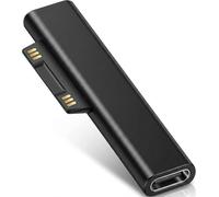 coalwop Adattatore da USB-C a Surface - Magnético Surface Connector to USB-C per Ricarica PD 15V/3A 45W, Plug-and-Play, Protezione PTC, Compatibile con Surface Pro/Laptop/Go (Pro 3-9, Go, Book 1/2)